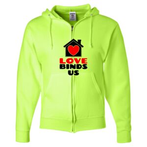 Unisex NuBlend® Full-Zip Hooded Sweatshirt Thumbnail