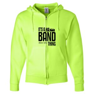 Unisex NuBlend® Full-Zip Hooded Sweatshirt Thumbnail
