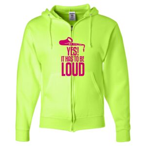 Unisex NuBlend® Full-Zip Hooded Sweatshirt Thumbnail