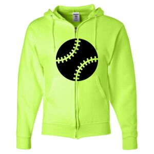Unisex NuBlend® Full-Zip Hooded Sweatshirt Thumbnail