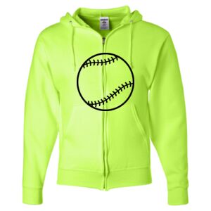 Unisex NuBlend® Full-Zip Hooded Sweatshirt Thumbnail