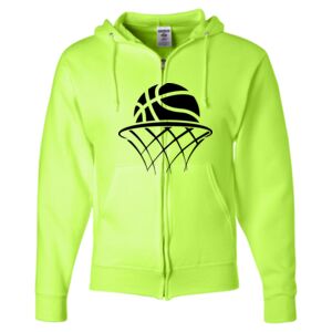 Unisex NuBlend® Full-Zip Hooded Sweatshirt Thumbnail