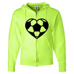 Unisex NuBlend® Full-Zip Hooded Sweatshirt Thumbnail