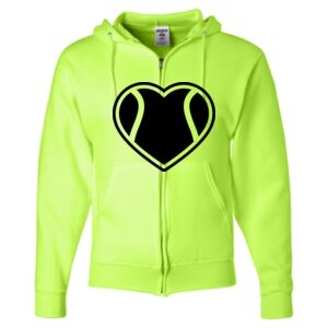 Unisex NuBlend® Full-Zip Hooded Sweatshirt Thumbnail