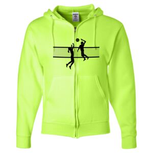 Unisex NuBlend® Full-Zip Hooded Sweatshirt Thumbnail