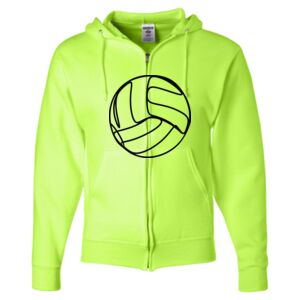 Unisex NuBlend® Full-Zip Hooded Sweatshirt Thumbnail