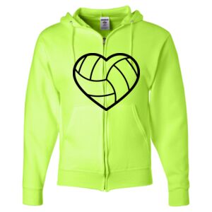 Unisex NuBlend® Full-Zip Hooded Sweatshirt Thumbnail