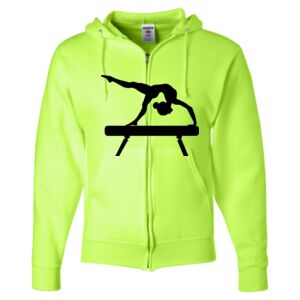 Unisex NuBlend® Full-Zip Hooded Sweatshirt Thumbnail