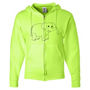 Unisex NuBlend® Full-Zip Hooded Sweatshirt Thumbnail