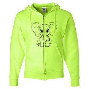Unisex NuBlend® Full-Zip Hooded Sweatshirt Thumbnail