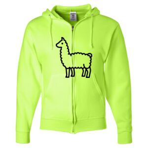 Unisex NuBlend® Full-Zip Hooded Sweatshirt Thumbnail