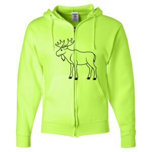 Unisex NuBlend® Full-Zip Hooded Sweatshirt Thumbnail
