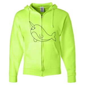 Unisex NuBlend® Full-Zip Hooded Sweatshirt Thumbnail