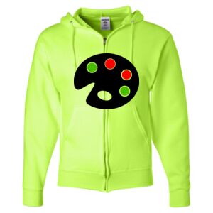 Unisex NuBlend® Full-Zip Hooded Sweatshirt Thumbnail