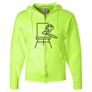 Unisex NuBlend® Full-Zip Hooded Sweatshirt Thumbnail