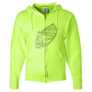 Unisex NuBlend® Full-Zip Hooded Sweatshirt Thumbnail