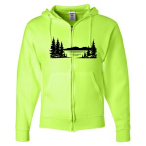 Unisex NuBlend® Full-Zip Hooded Sweatshirt Thumbnail