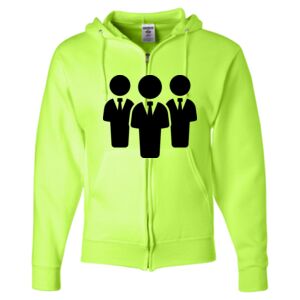 Unisex NuBlend® Full-Zip Hooded Sweatshirt Thumbnail