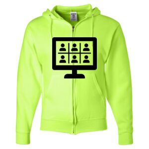 Unisex NuBlend® Full-Zip Hooded Sweatshirt Thumbnail