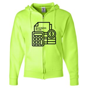 Unisex NuBlend® Full-Zip Hooded Sweatshirt Thumbnail