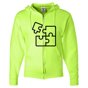 Unisex NuBlend® Full-Zip Hooded Sweatshirt Thumbnail