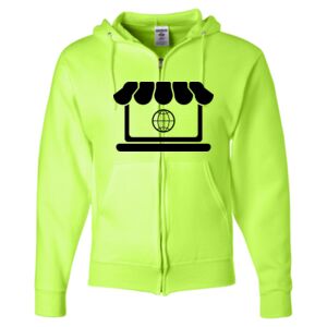 Unisex NuBlend® Full-Zip Hooded Sweatshirt Thumbnail