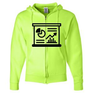 Unisex NuBlend® Full-Zip Hooded Sweatshirt Thumbnail