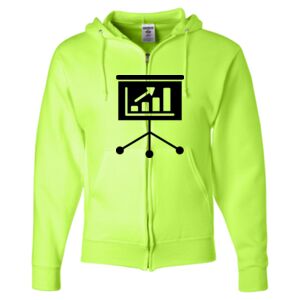 Unisex NuBlend® Full-Zip Hooded Sweatshirt Thumbnail