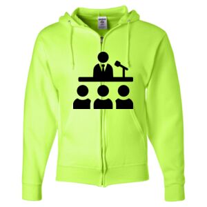 Unisex NuBlend® Full-Zip Hooded Sweatshirt Thumbnail