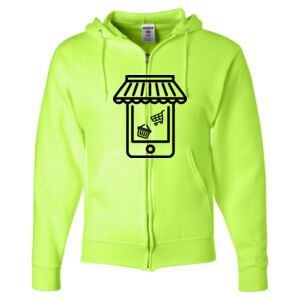 Unisex NuBlend® Full-Zip Hooded Sweatshirt Thumbnail