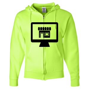 Unisex NuBlend® Full-Zip Hooded Sweatshirt Thumbnail