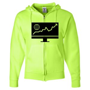 Unisex NuBlend® Full-Zip Hooded Sweatshirt Thumbnail