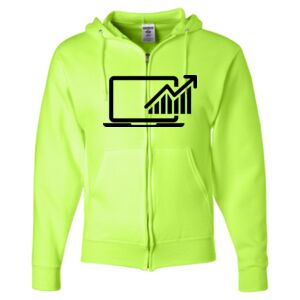 Unisex NuBlend® Full-Zip Hooded Sweatshirt Thumbnail