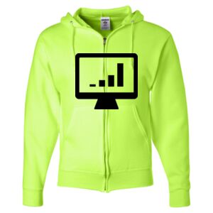 Unisex NuBlend® Full-Zip Hooded Sweatshirt Thumbnail