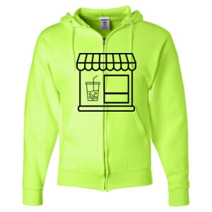 Unisex NuBlend® Full-Zip Hooded Sweatshirt Thumbnail