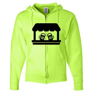 Unisex NuBlend® Full-Zip Hooded Sweatshirt Thumbnail