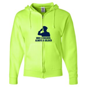 Unisex NuBlend® Full-Zip Hooded Sweatshirt Thumbnail