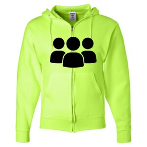 Unisex NuBlend® Full-Zip Hooded Sweatshirt Thumbnail