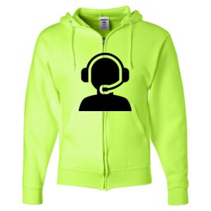 Unisex NuBlend® Full-Zip Hooded Sweatshirt Thumbnail