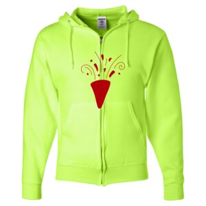 Unisex NuBlend® Full-Zip Hooded Sweatshirt Thumbnail