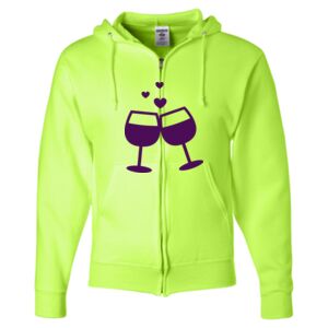 Unisex NuBlend® Full-Zip Hooded Sweatshirt Thumbnail