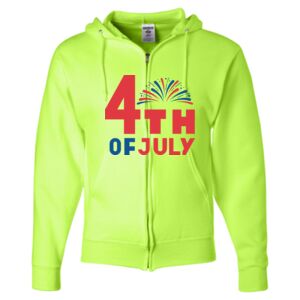 Unisex NuBlend® Full-Zip Hooded Sweatshirt Thumbnail