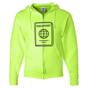Unisex NuBlend® Full-Zip Hooded Sweatshirt Thumbnail