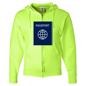 Unisex NuBlend® Full-Zip Hooded Sweatshirt Thumbnail