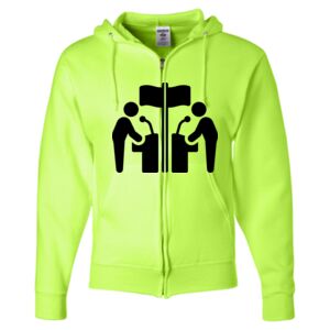 Unisex NuBlend® Full-Zip Hooded Sweatshirt Thumbnail