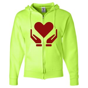 Unisex NuBlend® Full-Zip Hooded Sweatshirt Thumbnail