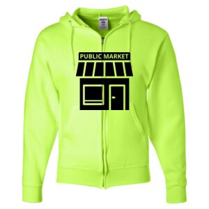 Unisex NuBlend® Full-Zip Hooded Sweatshirt Thumbnail