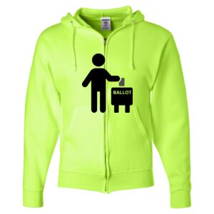 Unisex NuBlend® Full-Zip Hooded Sweatshirt Thumbnail