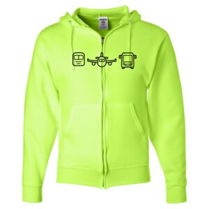 Unisex NuBlend® Full-Zip Hooded Sweatshirt Thumbnail