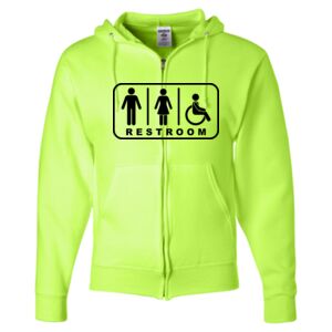 Unisex NuBlend® Full-Zip Hooded Sweatshirt Thumbnail